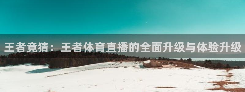 360直播球赛：王者竞猜：王者体育直播的全面升级与体验升级