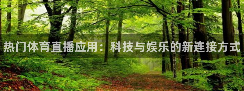 360直播体育在线观看：热门体育直播应用：科技与娱乐的新连接方式